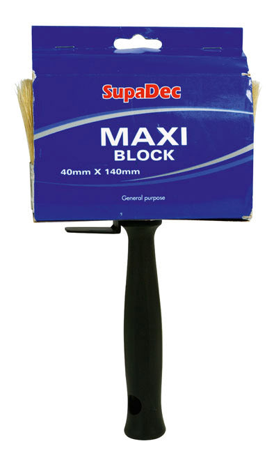 Supa Dec Maxi Block Brush 40mm X 140mm