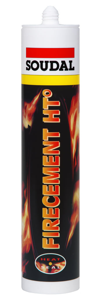 Soudal Firecement Ht Black 310ml Cartridge