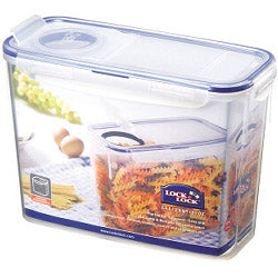 Locknlock Rectangular Storage Container with Flip Top Lid Clear/Blue