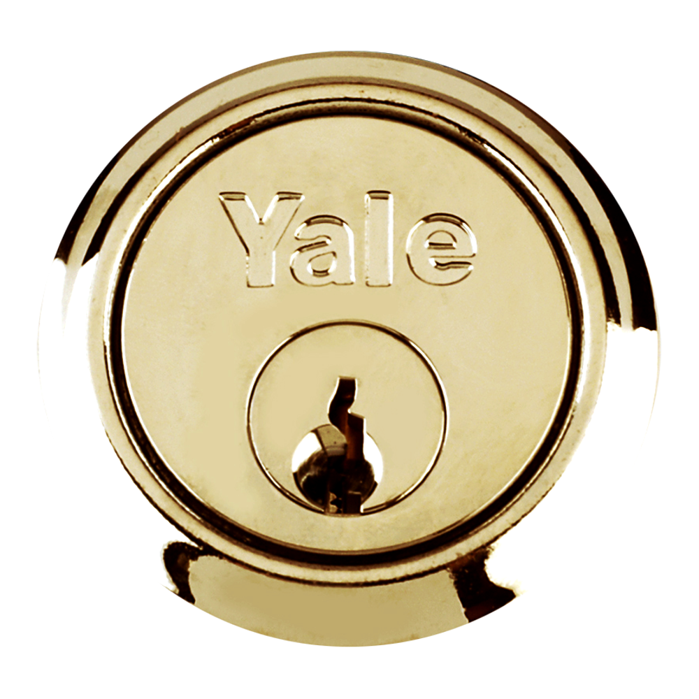 Yale 1109 Rim Cylinder - Polished Brass / MEB