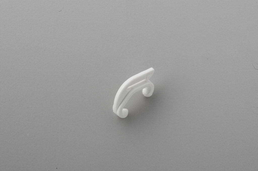 Swish Valance Hooks White, Pack Of 10