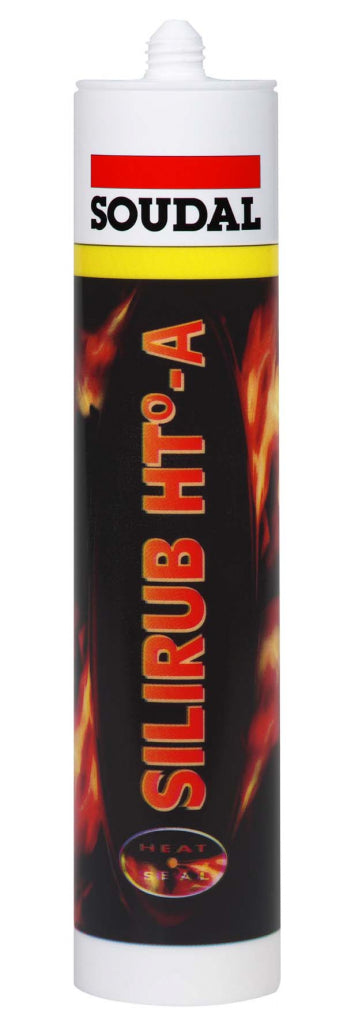 Soudal Silirub Ht A Black 310ml Cartridge