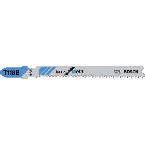 Bosch Basic Metal Blade For Jigsaw 14 Tpi Pack 5