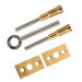 YALE 8013 Sash Window Bolt Polished Brass