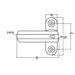 Yale 8K103 Sash Stopper White