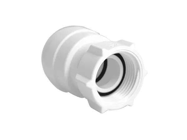 JG Speedfit Female Coupler Tap Connector - White